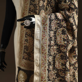 Orange - pedana natural dyed hand kalamkari dupatta