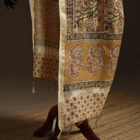 Orange - pedana natural dyed hand kalamkari dupatta