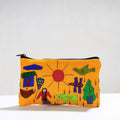  Pipli Applique Work Cotton Cosmetic Pouch 