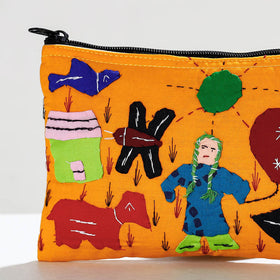  Pipli Applique Work Cotton Cosmetic Pouch 