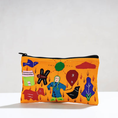  Pipli Applique Work Cotton Cosmetic Pouch 