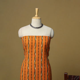 Pochampally dabi ikat cotton 2pc unstitched dress material