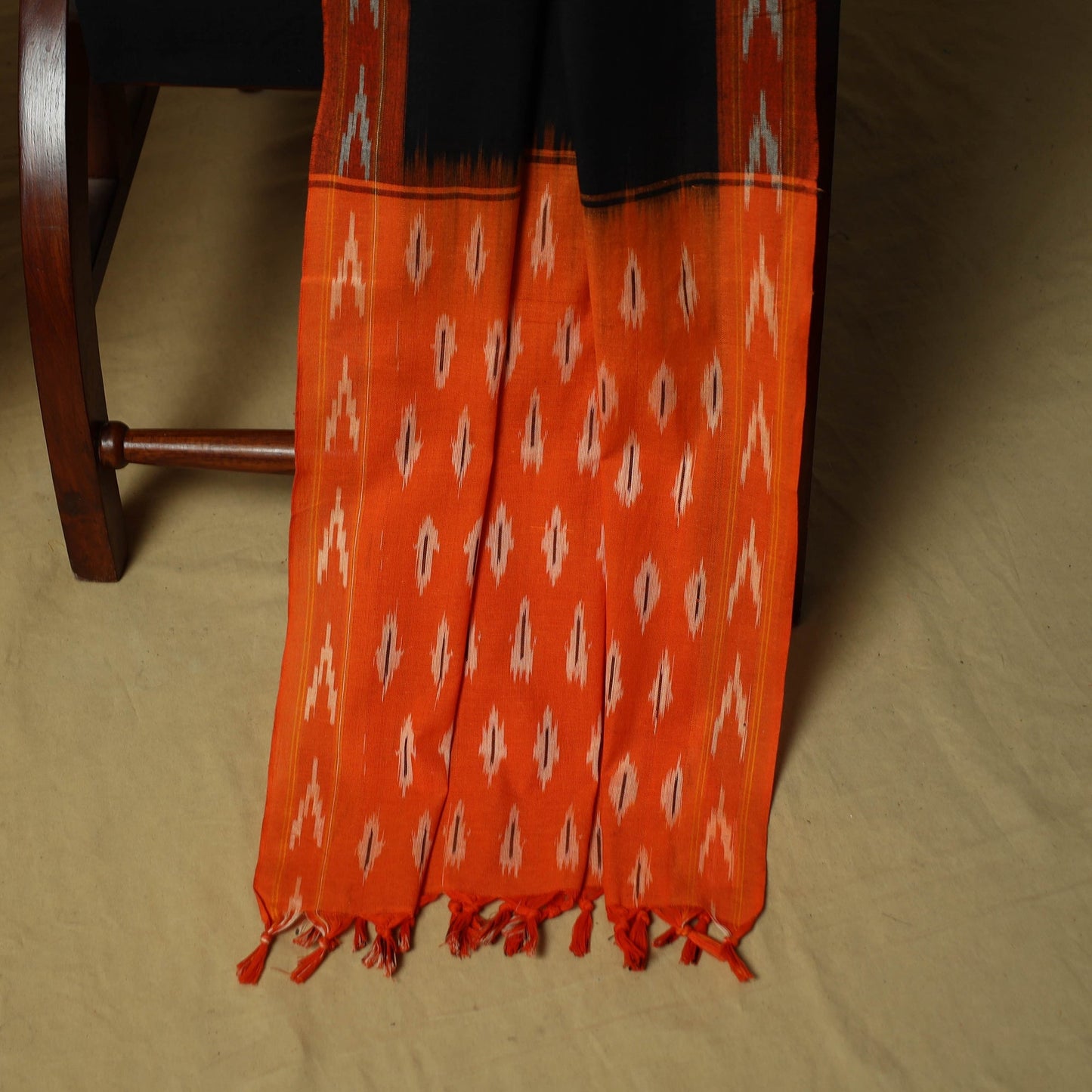 Pochampally ikat 3pc cotton unstitched dress material 41