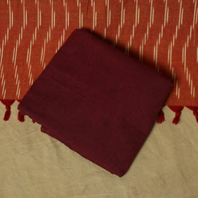 Pochampally ikat 3pc cotton unstitched dress material 43