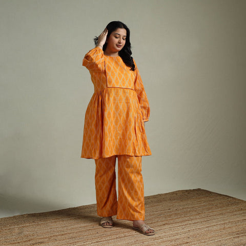 Pochampally ikat cotton co-ord set for women 04