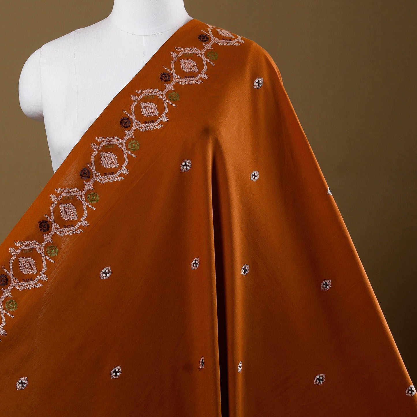 Prewashed cotton jacquard fabric 06 - handcrafted