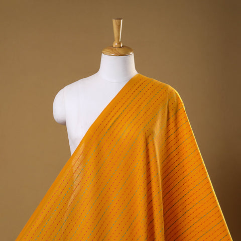 Orange - prewashed cotton jacquard weave fabric 07