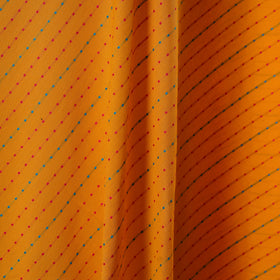 Orange - prewashed cotton jacquard weave fabric 07
