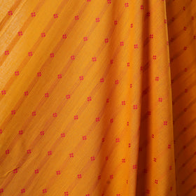 Orange - prewashed cotton jacquard weave fabric 33