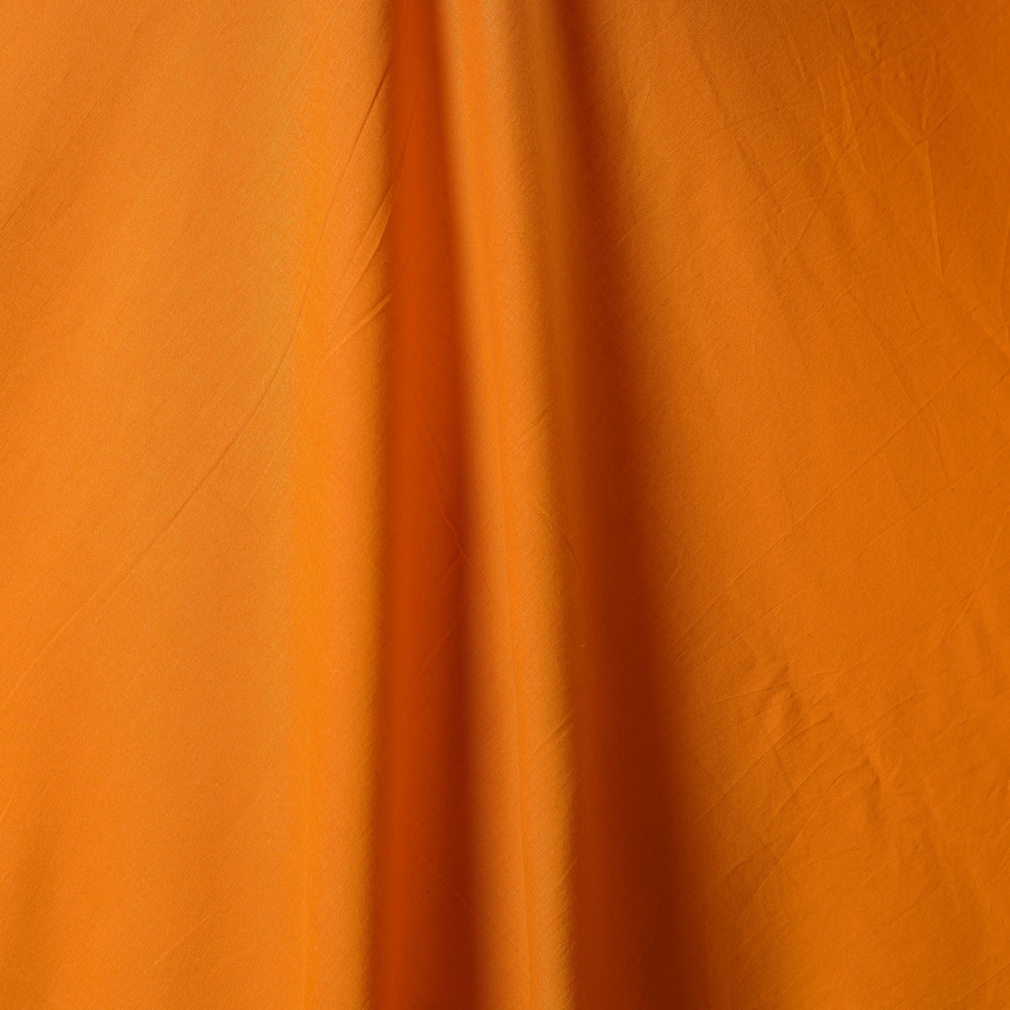 Orange - prewashed cotton plain fabric 15 - handcrafted