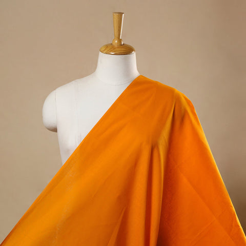  Orange Prewashed Plain Cotton Fabric