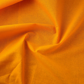  Orange Prewashed Plain Cotton Fabric
