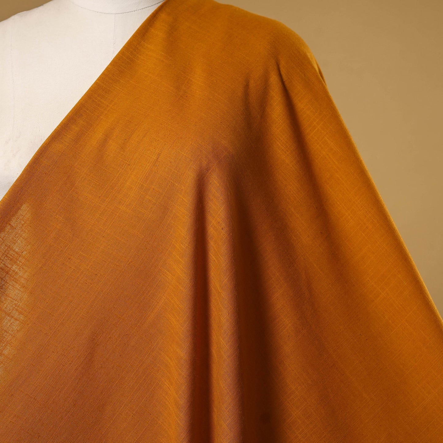 Prewashed slub cotton plain fabric 03 - handcrafted