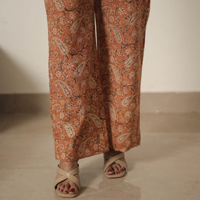 Orange - printed cotton kalamkari co-ord set 05