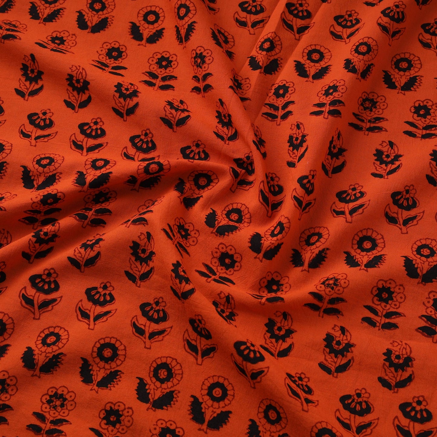 Pure cotton hand block bagh print fabric 05 - handcrafted