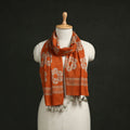 Pure mul cotton kutch hand block batik print stole