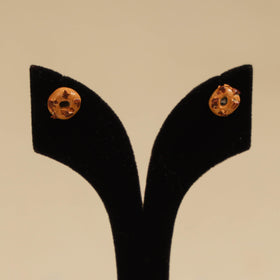 Quirklets handpainted clay stud earrings 39 - handcrafted