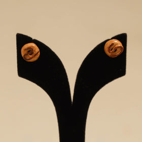 Quirklets handpainted clay stud earrings 47 - handcrafted