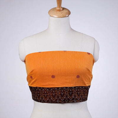 Buy Bengal Jamdani Buti Blouse Material with Ikat Border Online at iTokri.com