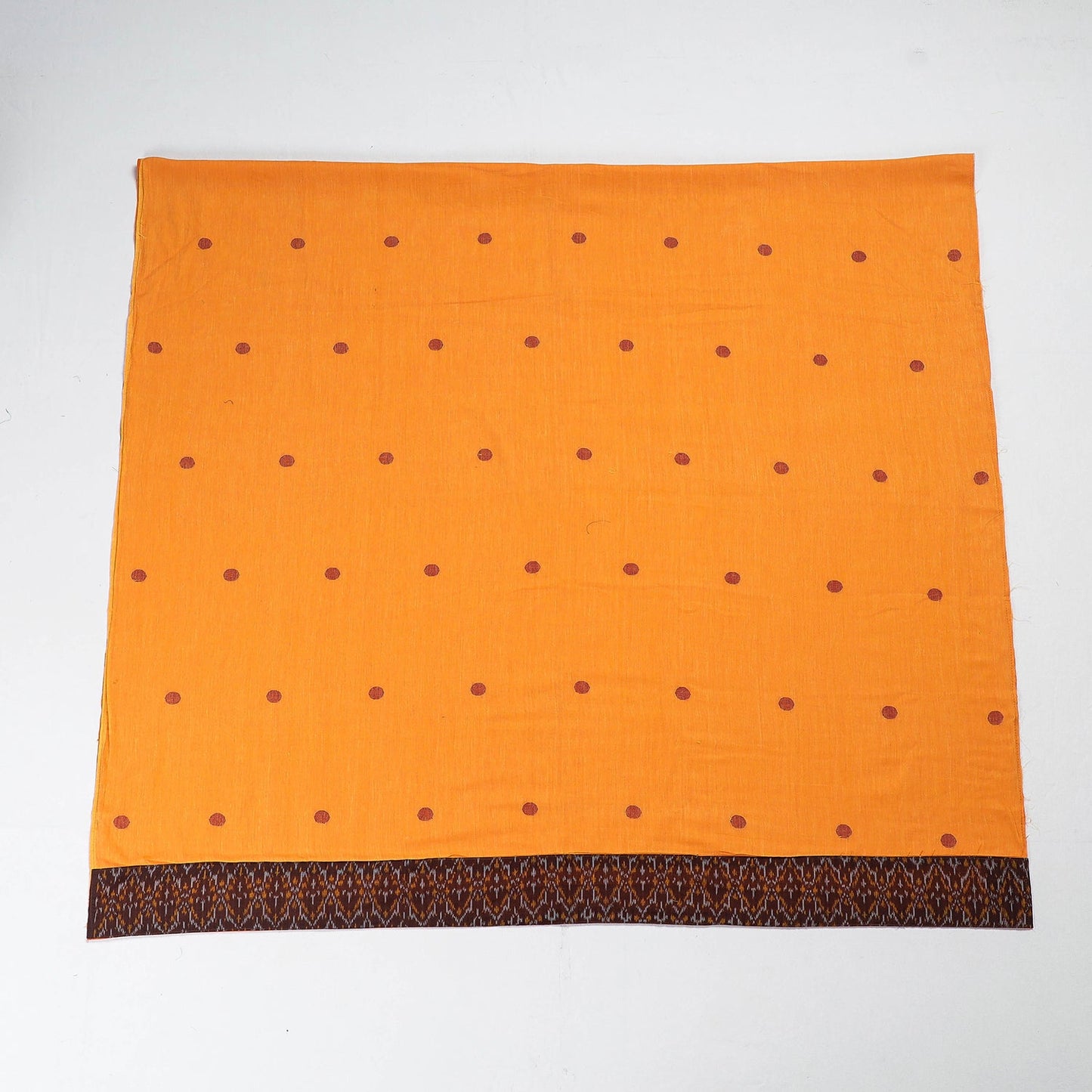 Buy Bengal Jamdani Buti Blouse Material with Ikat Border Online at iTokri.com