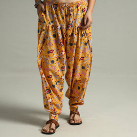 Buy Sanganeri Block Printed Cotton Elasticated Salwar 09 Online at iTokri.com