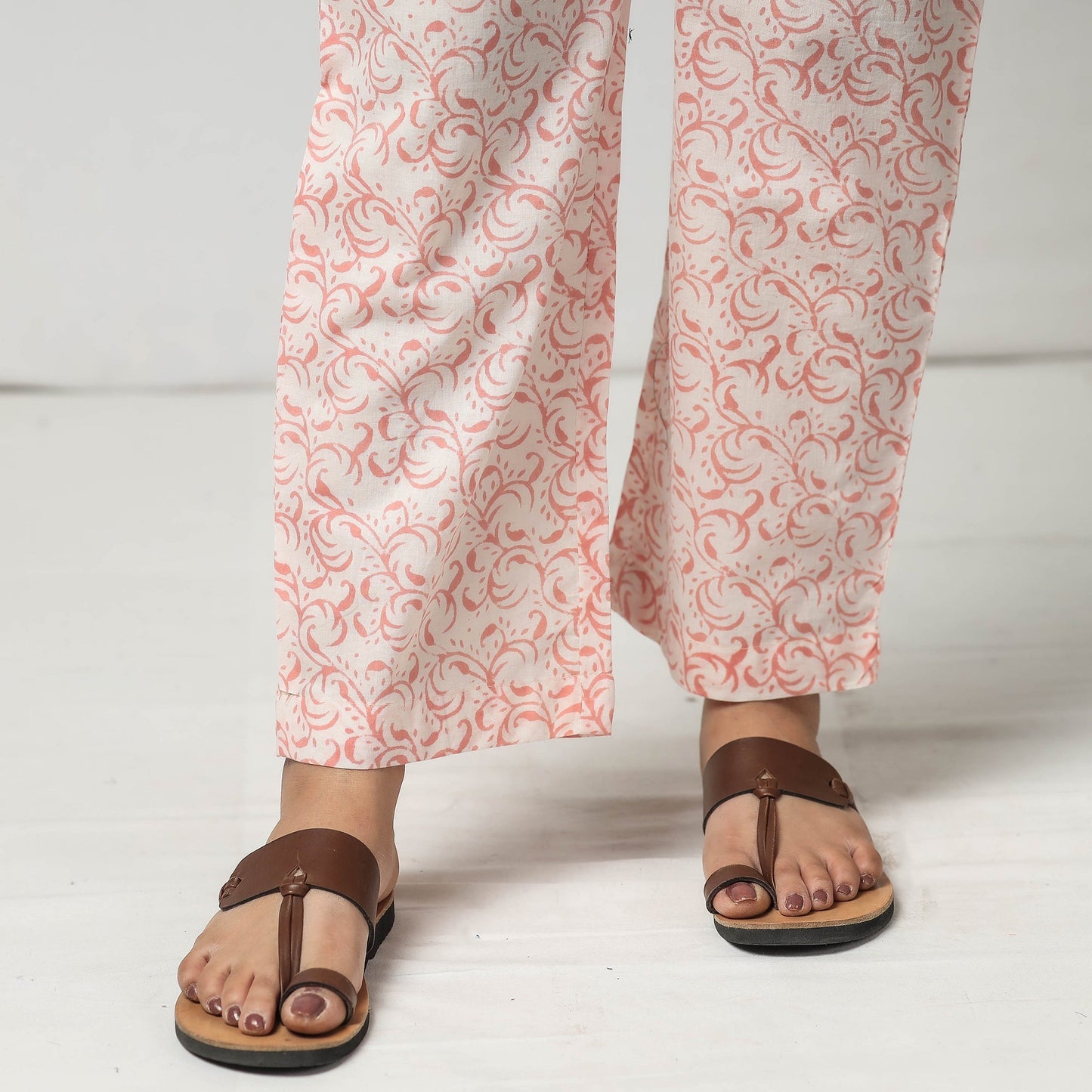  Sanganeri Kurta with Palazzo & Dupatta Set
