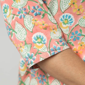  Sanganeri Kurta with Palazzo & Dupatta Set
