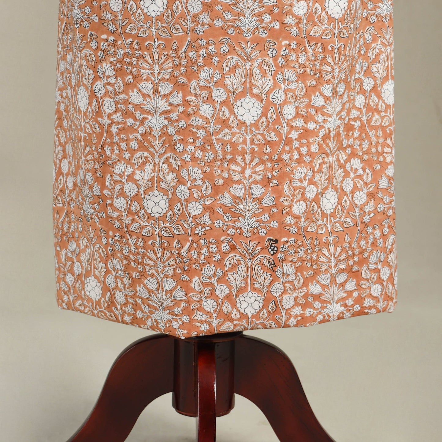 Orange - sanganeri patchwork cotton unstitched kurta