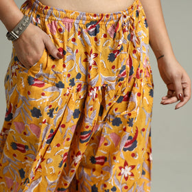 Buy Sanganeri Block Printed Cotton Elasticated Salwar 09 Online at iTokri.com