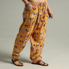 Buy Sanganeri Block Printed Cotton Elasticated Salwar 09 Online at iTokri.com