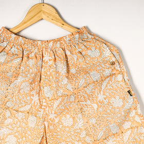  Sanganeri Block Printed Cotton Unisex Boxer/Shorts Online at iTokri.com