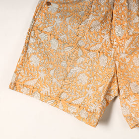  Sanganeri Block Printed Cotton Unisex Boxer/Shorts Online at iTokri.com