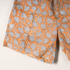  Sanganeri Block Printed Cotton Unisex Boxer/Shorts 