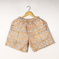  Sanganeri Block Printed Cotton Unisex Boxer/Shorts 