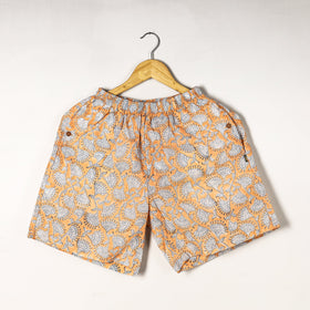  Sanganeri Block Printed Cotton Unisex Boxer/Shorts 