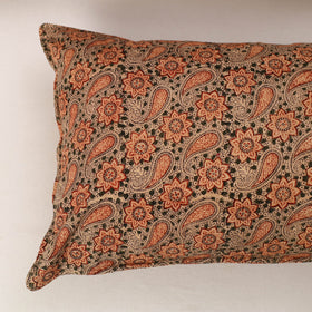 Orange - set of 2 kalamkari cotton pillow covers 38