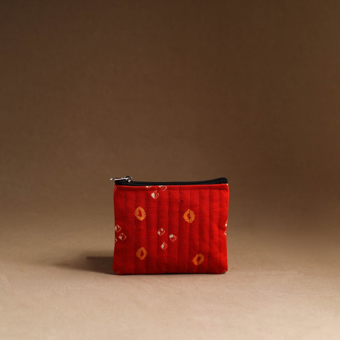 Orange - set of 3 - handmade cotton utility pouches 08