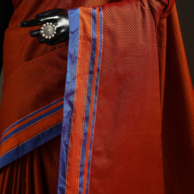 Silk cotton khun saree with ilkal pallu chikki paras border