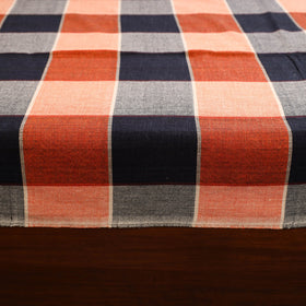 Orange - single handloom cotton bed sheet (90 x 60 in) 82