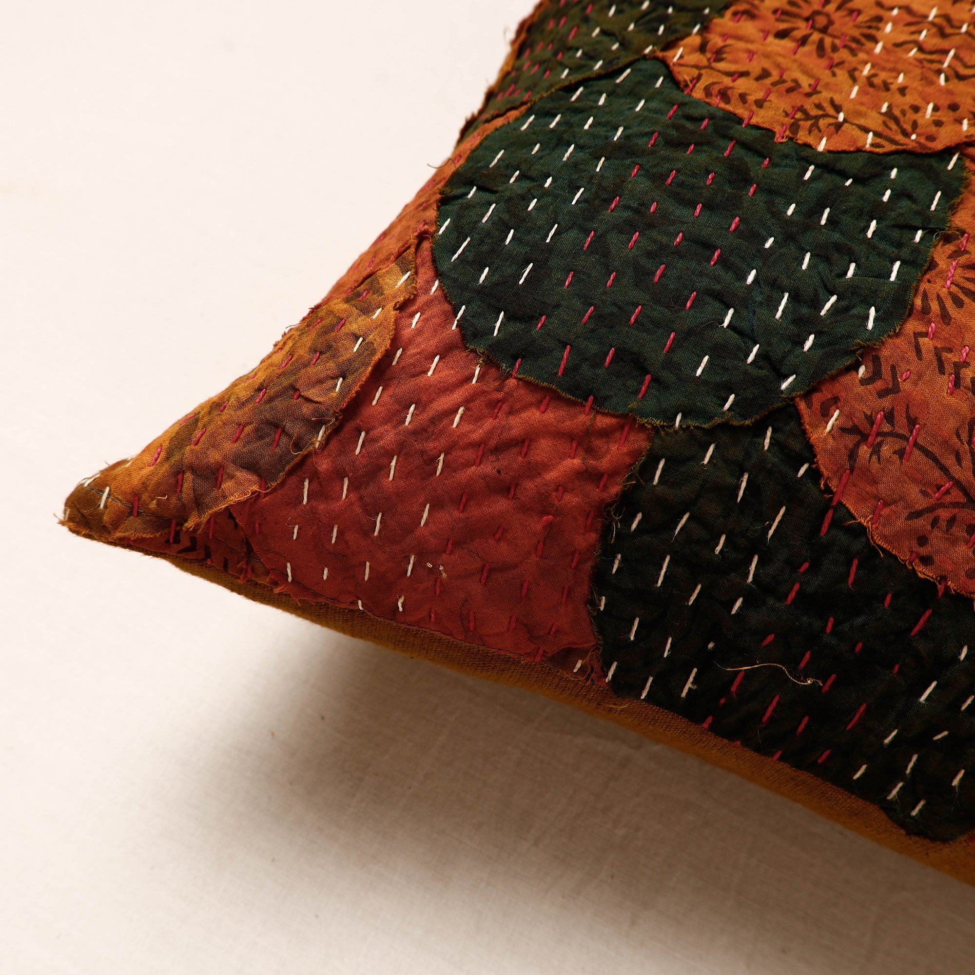Buy Tagai Patchwork Cotton Cushion Cover (16 x 16 in) Online at iTokri.com