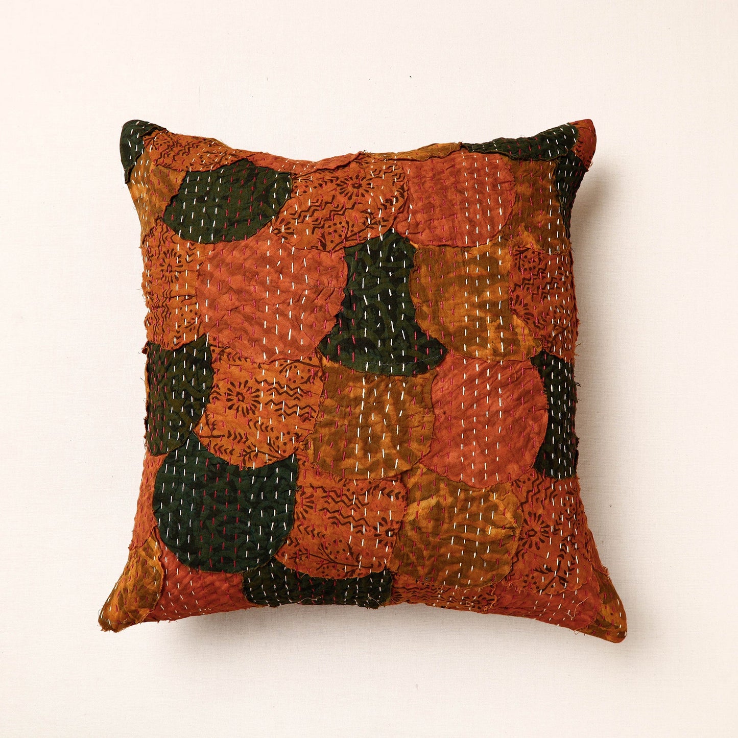 Buy Tagai Patchwork Cotton Cushion Cover (16 x 16 in) Online at iTokri.com