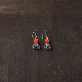 Taniya german silver jhumki earrings - handcrafted