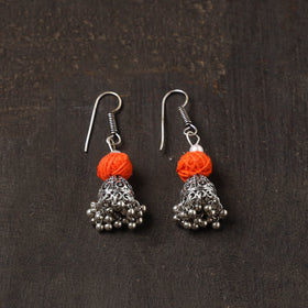 Taniya german silver jhumki earrings - handcrafted