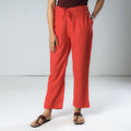 Plain Dyed Cotton Relaxed Fit Pant 