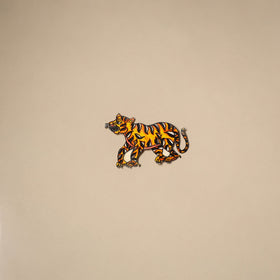 Tiger - tholu bommalata leather puppet fridge magnet 15