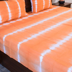  Tie & Dye Cotton Double Shibori Bed Sheet Set