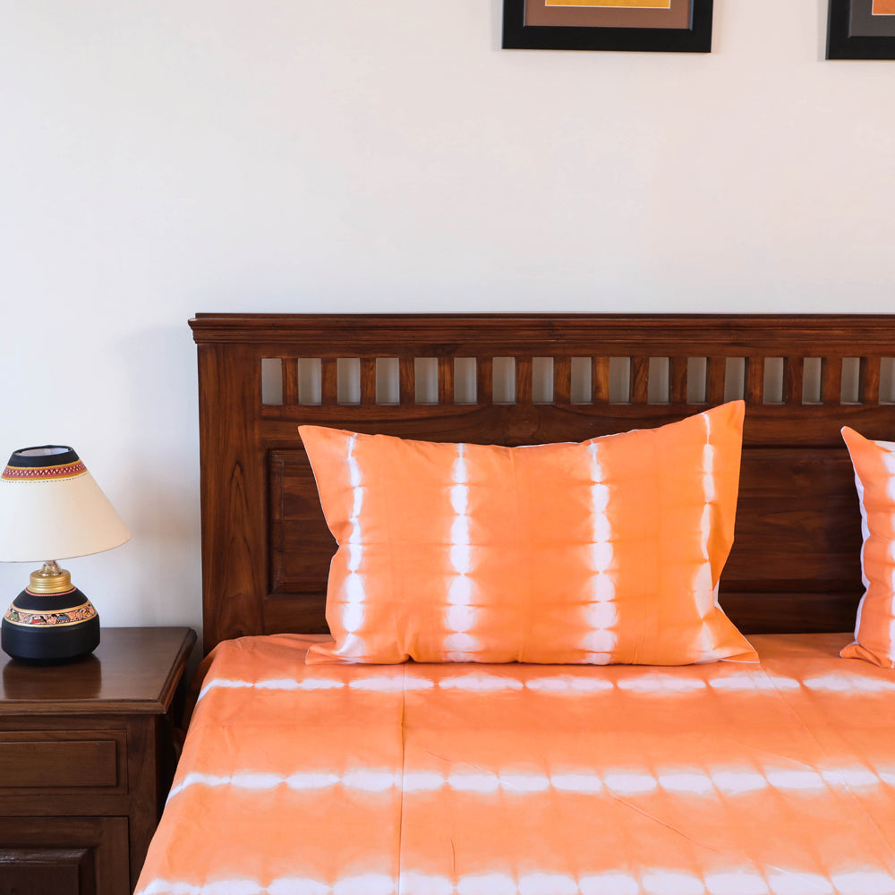  Tie & Dye Cotton Double Shibori Bed Sheet Set