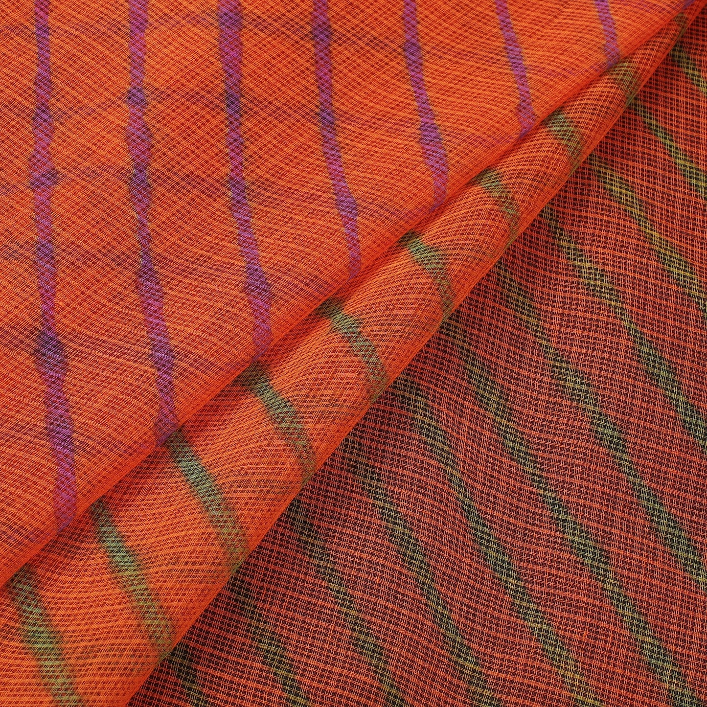 Buy Leheriya Tie-Dye Kota Doria Cotton Fabric 55 Online at iTokri.com