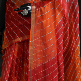 Tie-dye kota doria cotton leheriya saree 06 - handcrafted