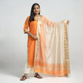 Buy Traditional Maheshwari Handloom Silk Cotton Kurta with Dupatta Set Online at iTokri.com